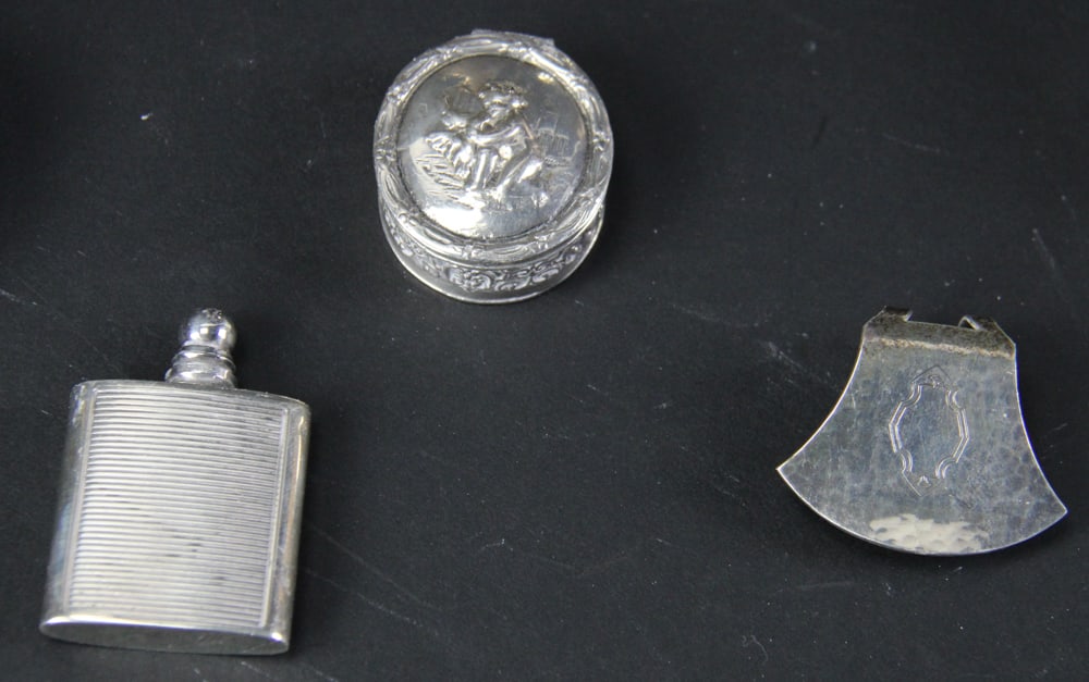 Silver Objets de Vertu, Coconut Cup, Muffineer, etc. - 7