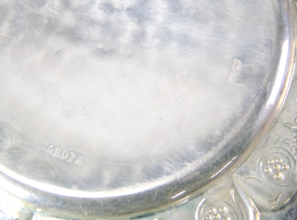 Five Sterling Plates - 7