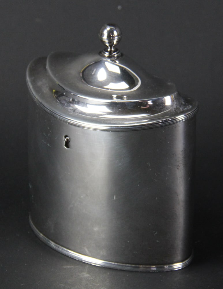 Sterling Tea Caddy - 2