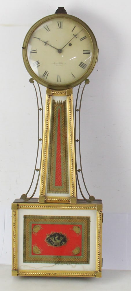 Aaron Willard, Boston, Banjo Clock - 10