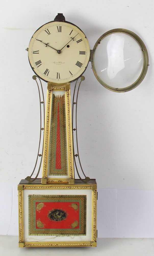 Aaron Willard, Boston, Banjo Clock - 13