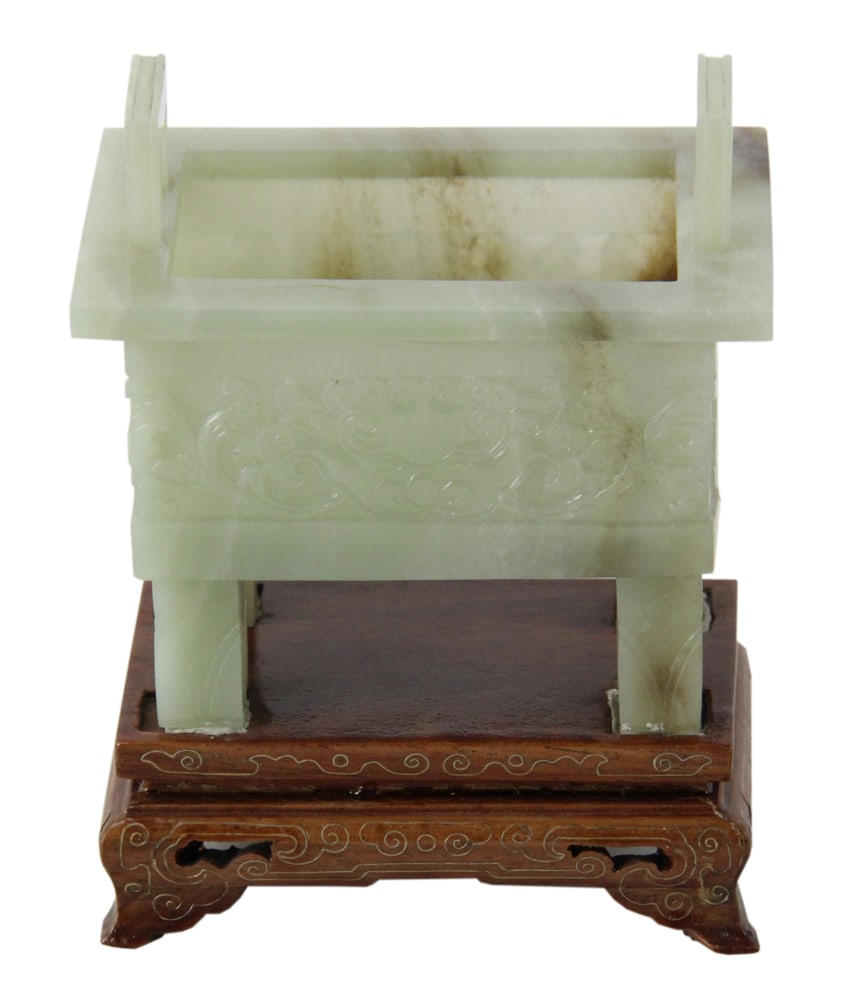 Chinese Archaistic-style Fang Ding on Stand (1 of 4)