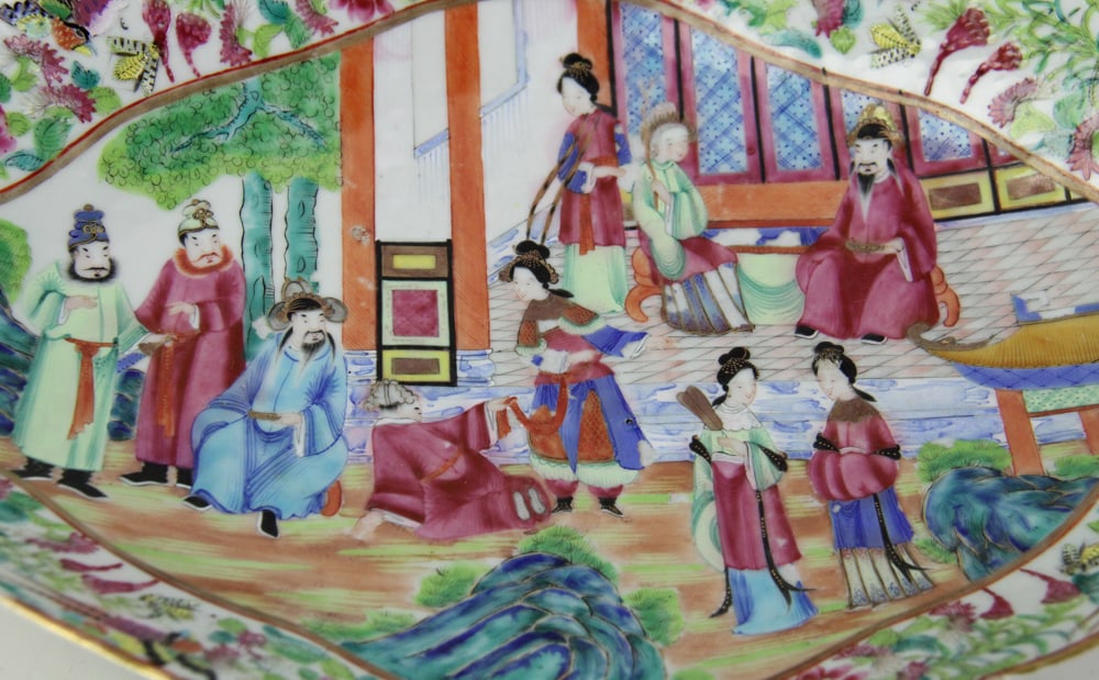 Chinese Rose Mandarin Serving Platter - 4