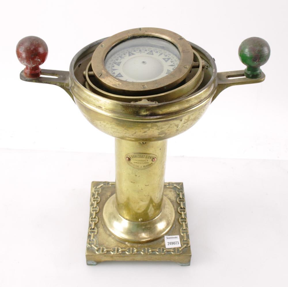 Brass Table Model Compass, A. Robinson and Co. (1 of 10)