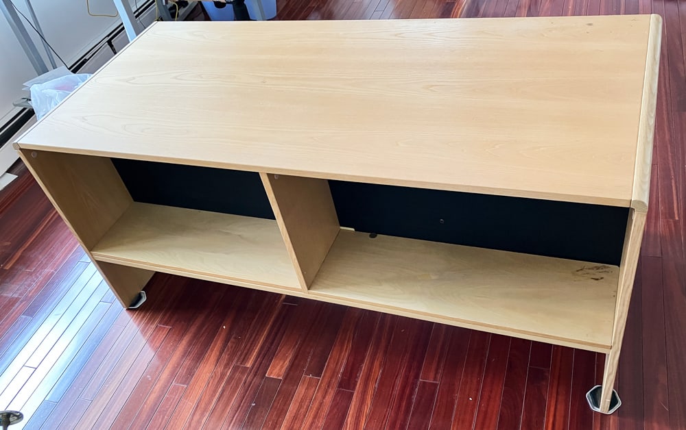 Contemporary Oak Desk - 7