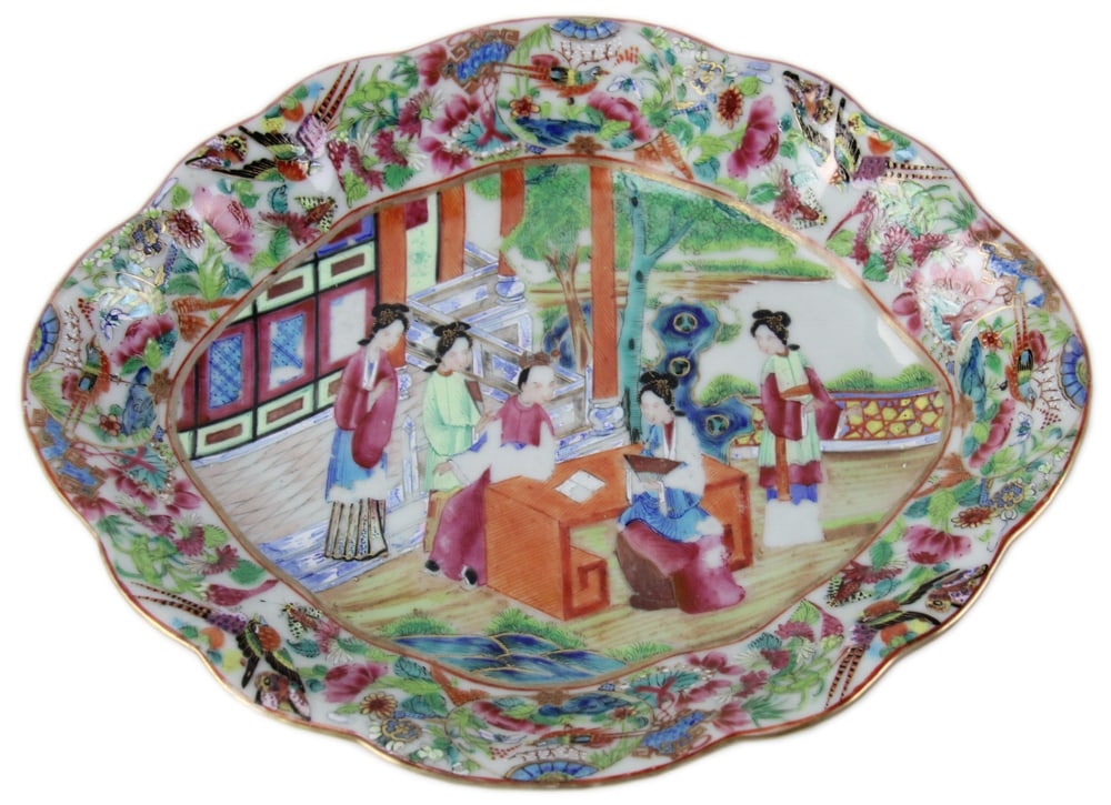 Chinese Rose Mandarin Serving Platter (1 of 3)