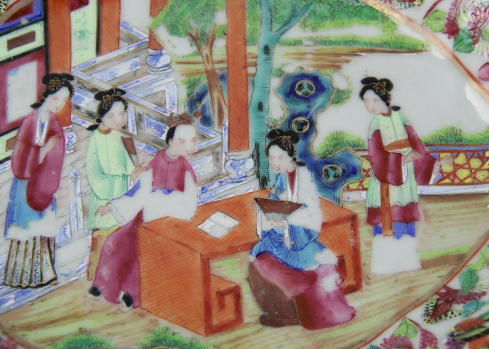 Chinese Rose Mandarin Serving Platter - 2