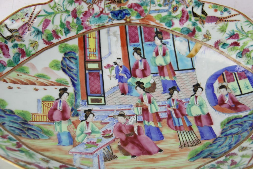 Chinese Rose Mandarin Serving Platter - 4