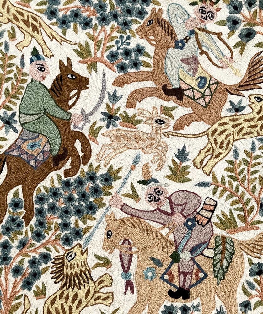 Hand-Crafted Wool Hanging Piece - 4