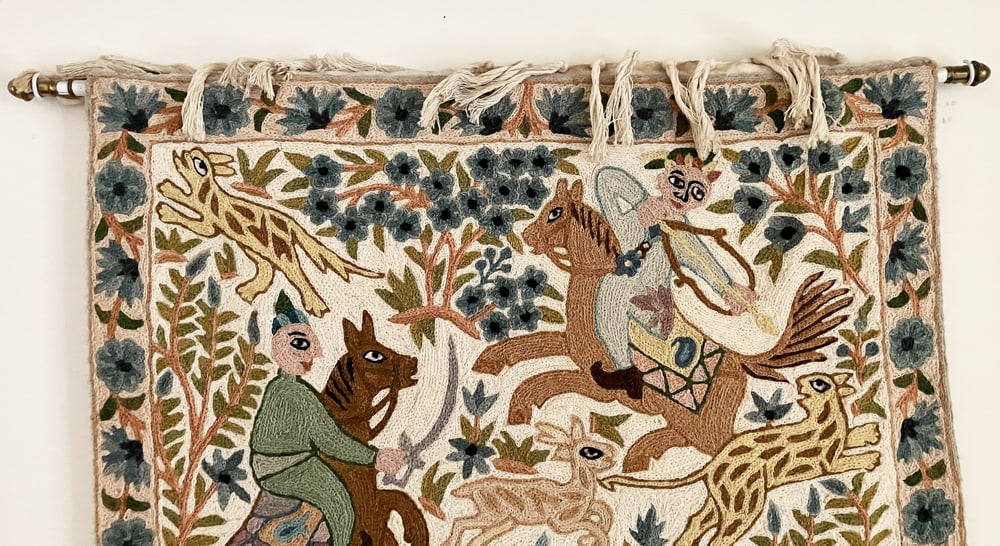 Hand-Crafted Wool Hanging Piece - 5