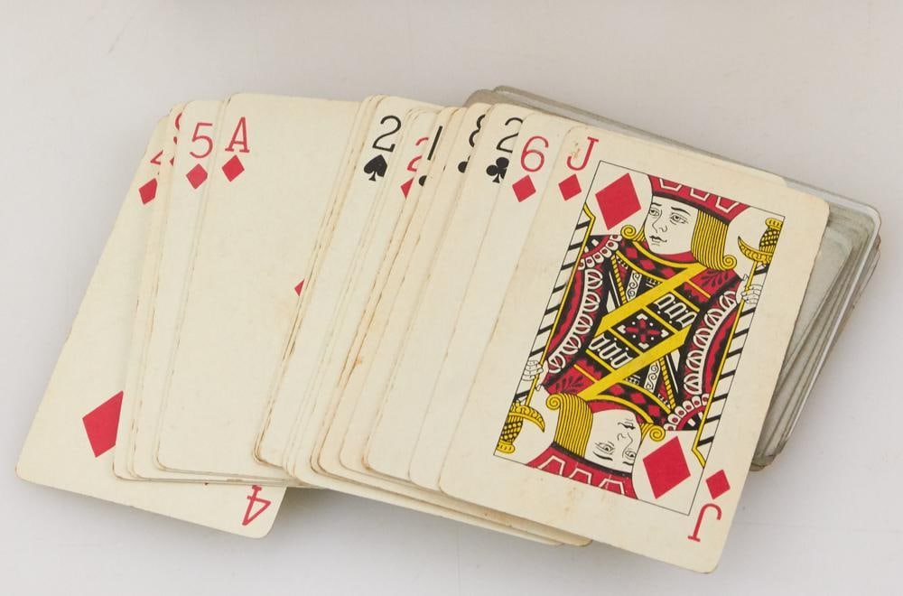 Vintage Bakelite Poker Chips in Stand - 9