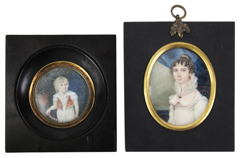 Early Portraits of Young Girl, and Child (1 of 8)