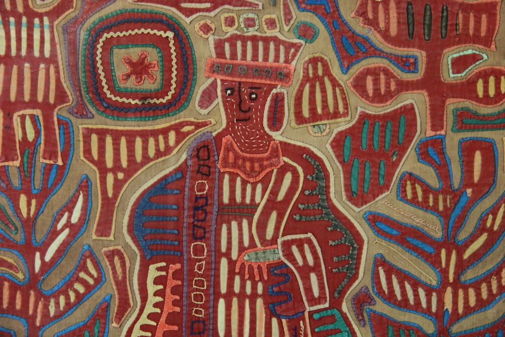 Two Central American Framed Molas - 3