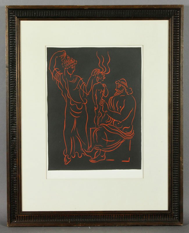 Derain, Print: Andre Derain (1880-1954), print, 12" x 9".