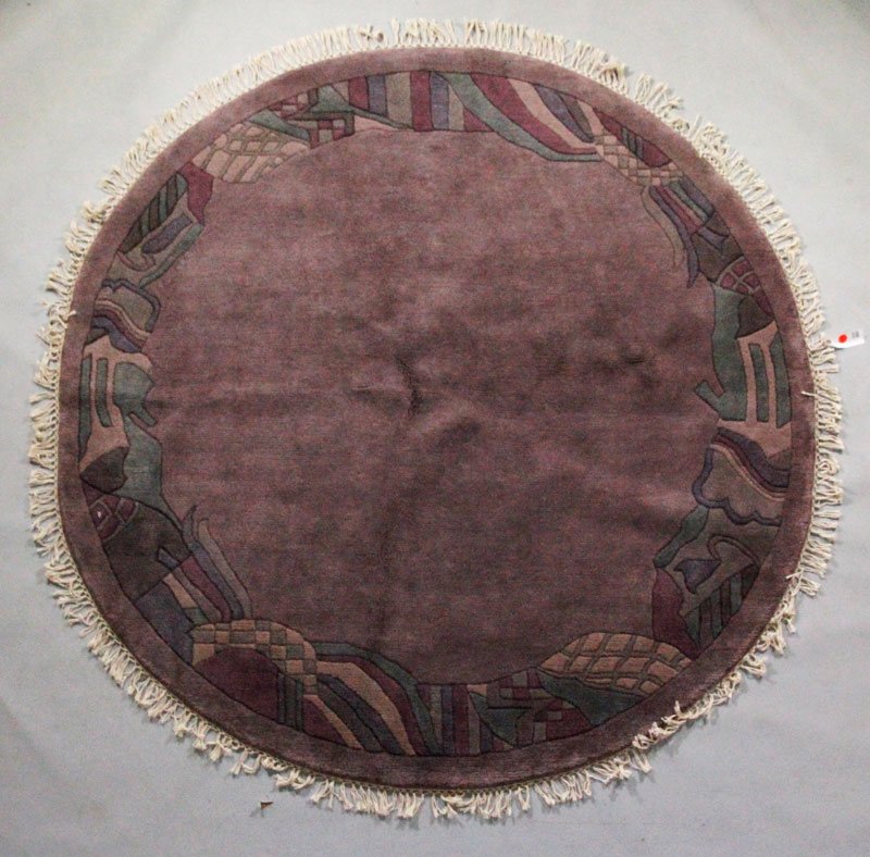 Nepal Rug: Nepal rug, 6' 5" x 6' 5".