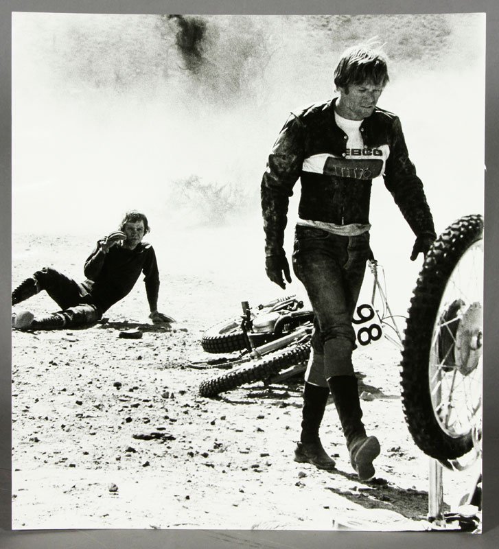 Pappe, "Robert Redford and Michael J. Pollard, 'Little: Alan Pappe, "Robert Redford and Michael J. Pollard, 'Little Fauss and Big Halsey,' 1969," photograph autographed by Alan Pappe, 11 1/4" x 10 1/4". Provenance: From the Alan Pappe Archives. Born in Los