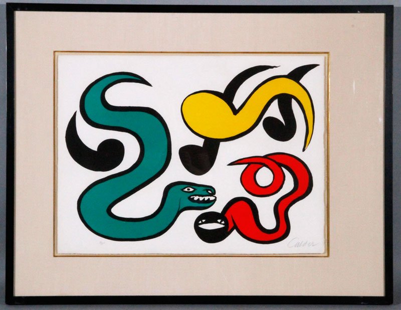 Calder, "Couleurs au Choix," Lithograph