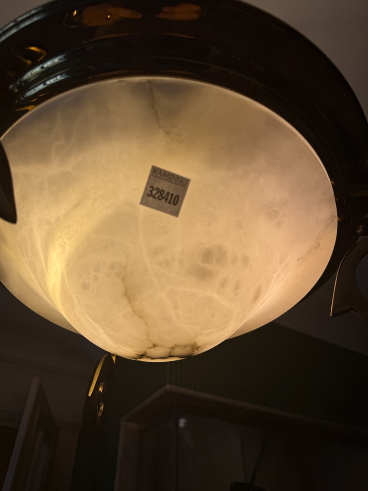 Custom Brass Ceiling Fixture - 2