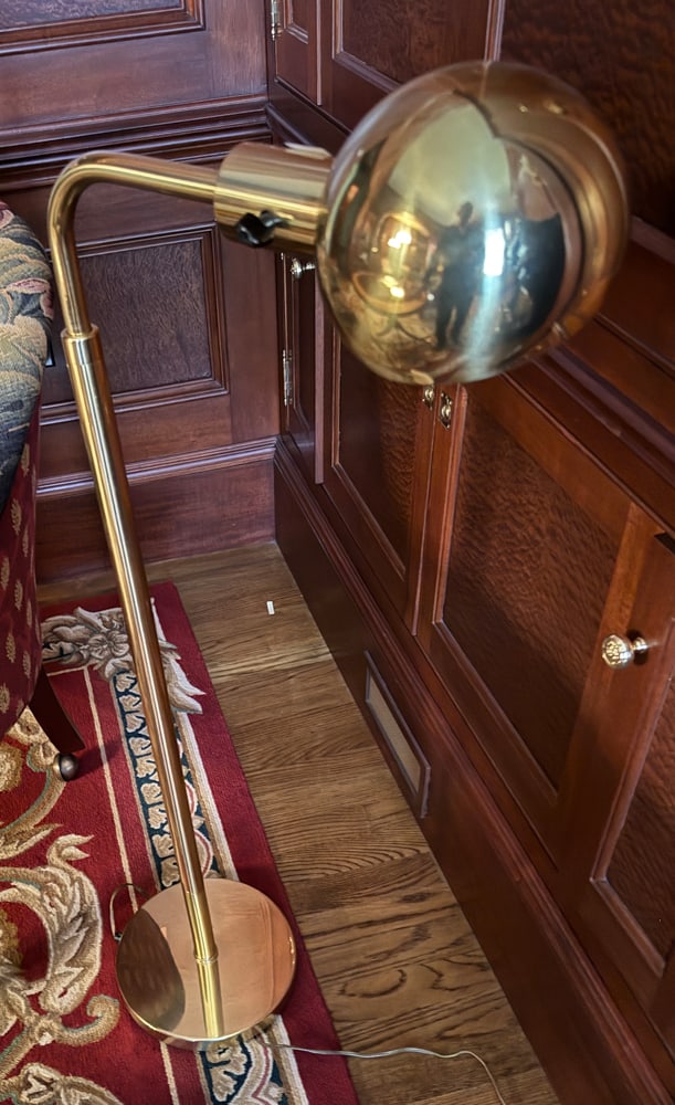 Brass Floor Lamp (1 of 2)