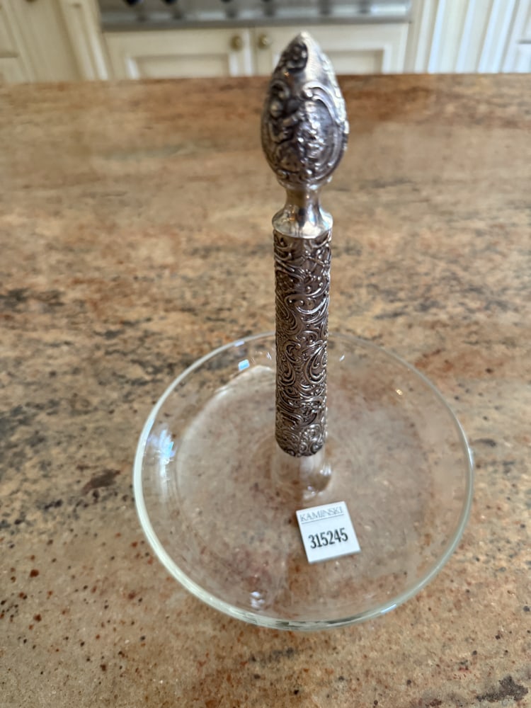 Sterling-handled Condiment Dish (1 of 4)