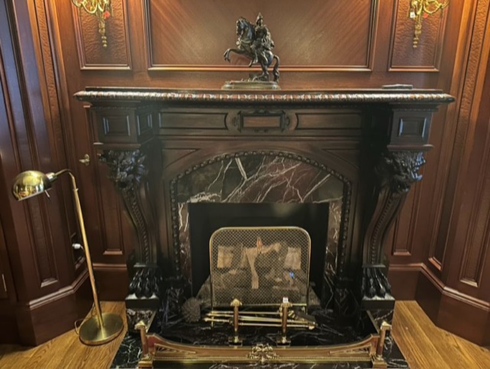 Mahogany Mantelpiece - 2