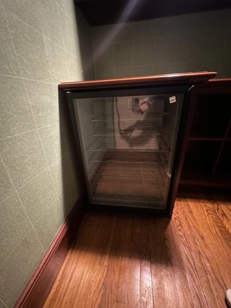 Marvel Wine Fridge: Marvel wine fridge, 35" H x 24" W x 24" D. PLEASE NOTE: Item to be picked up at 129 Commonwealth Ave, Boston. Deadline for pick-up is May 15th. Please call our front desk at 978-927-2223 to schedule