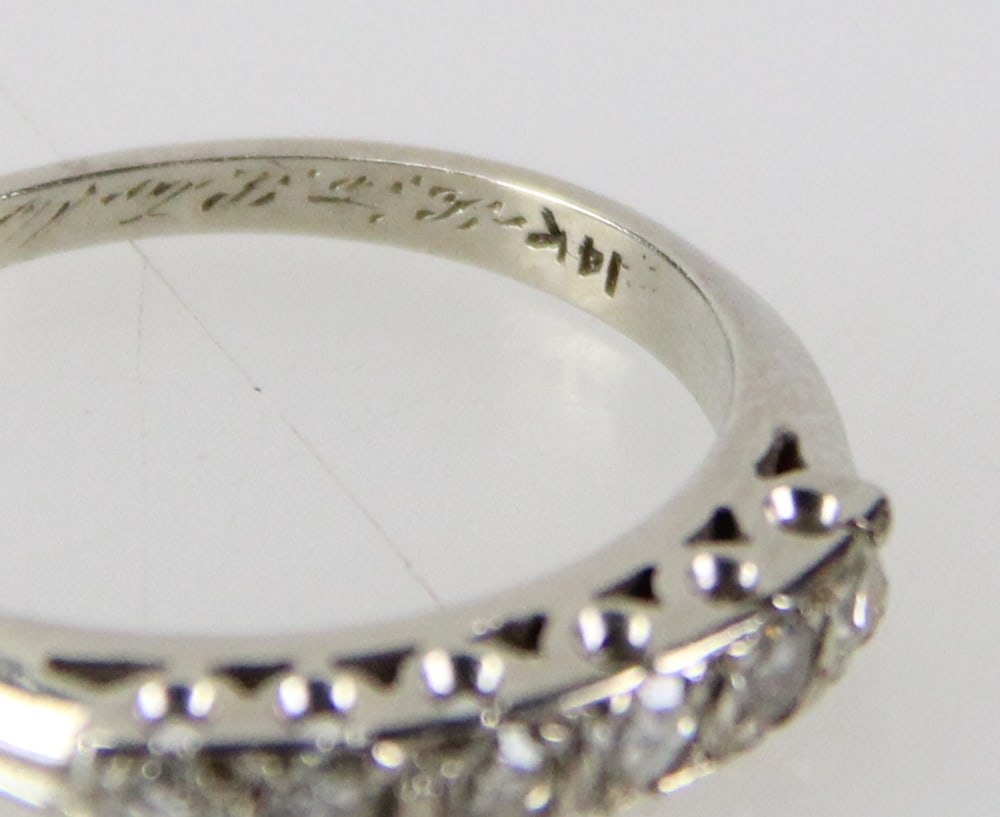 14k Gold Diamond Ring - 8