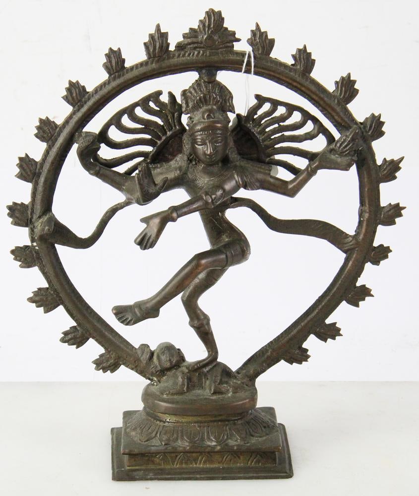 Hindu Shiva Nataraja "Lord of the Dance" Bronze Statue (1 of 10)