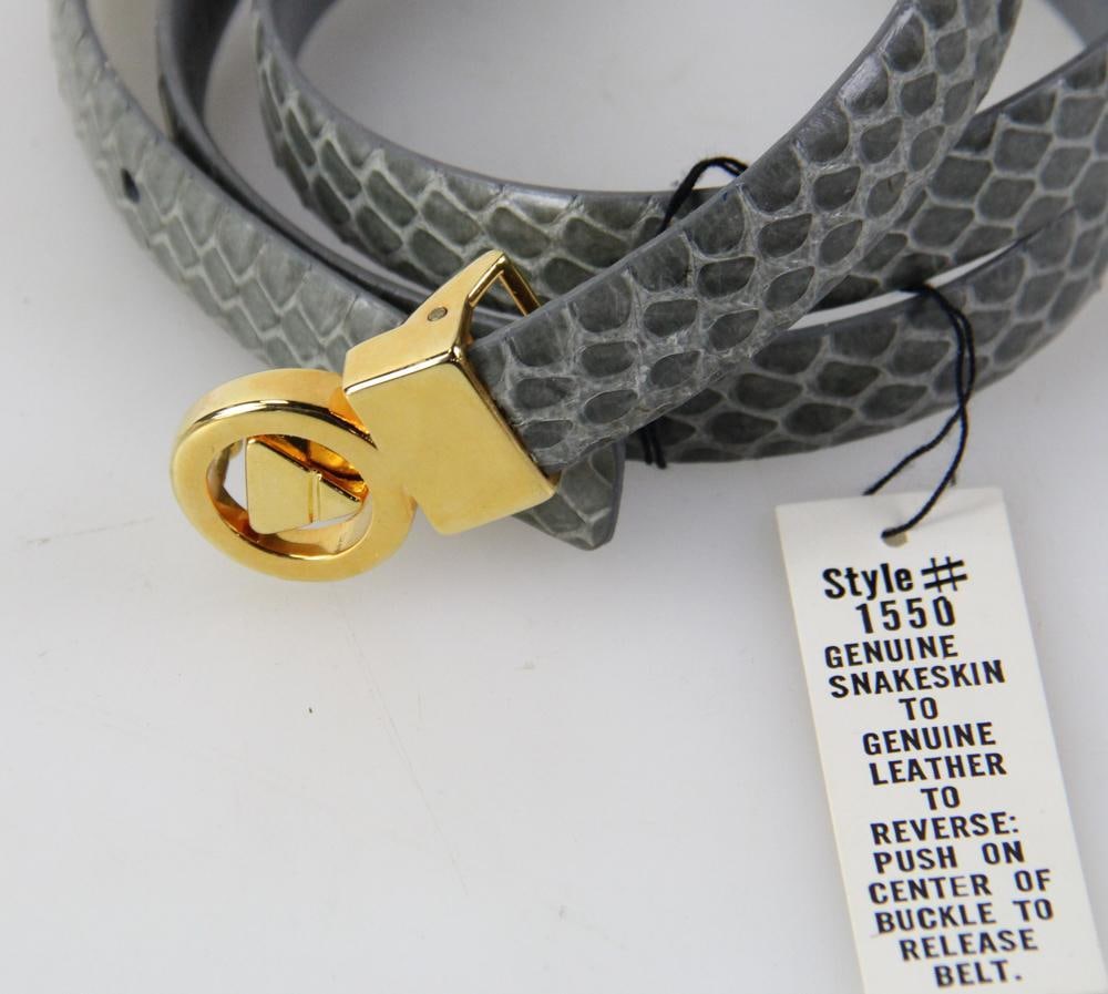Two Designer Belts - 10