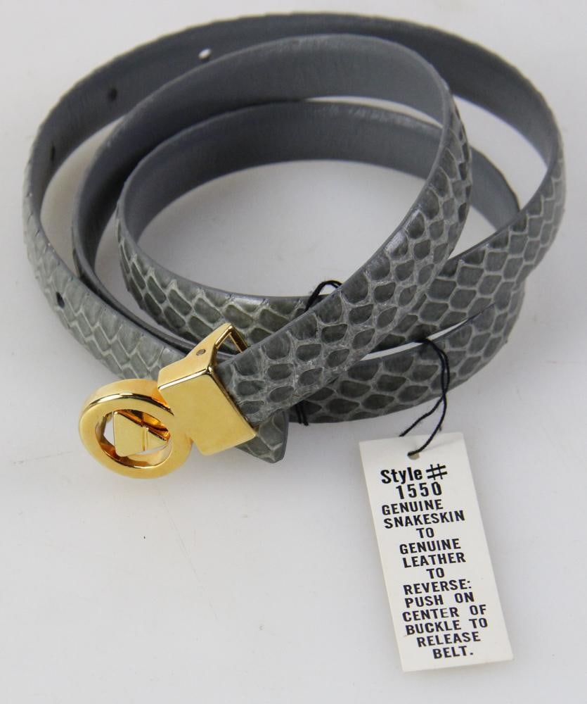 Two Designer Belts - 9