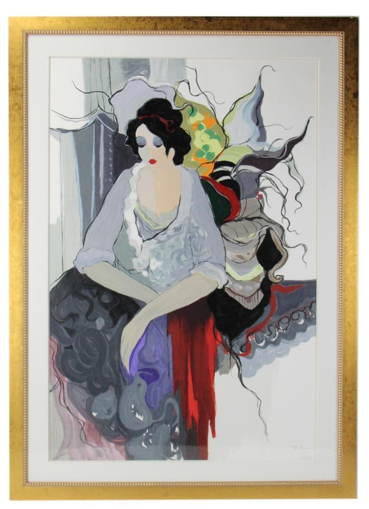 Itzchak Tarkay, "Thoughts of Love", Serigraph (1 of 8)