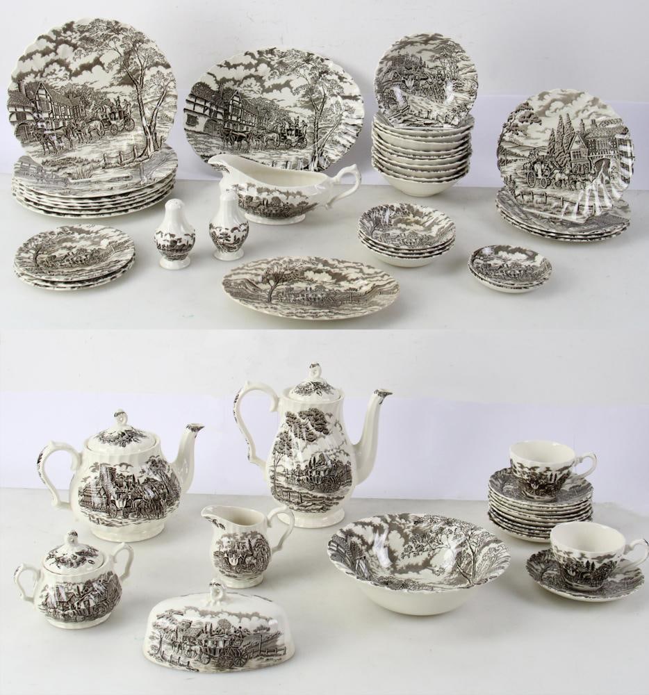 Large Collection of Staffordshire Ironstone "Royal Mail" (1 of 18)