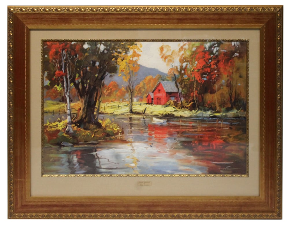 Philip G. Shumaker, "Autumn Reflections", Watercolor (1 of 9)