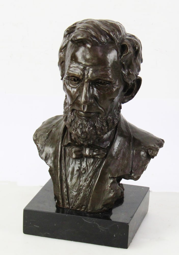 Lincoln Bust on Marble Base (1 of 9)
