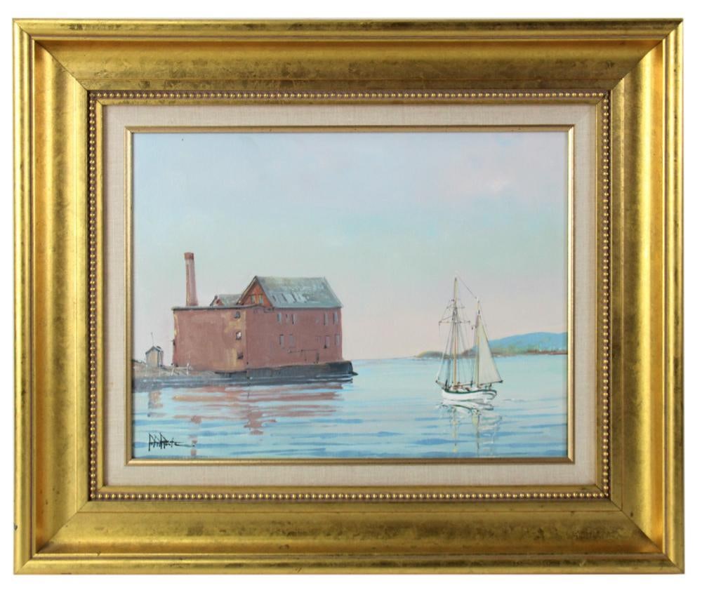 John Nesta, Gloucester Paint Factory and Sailboat (1 of 8)
