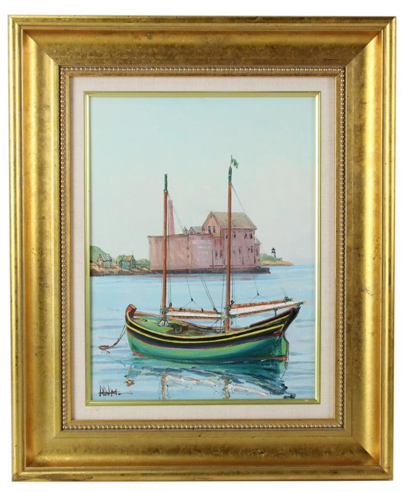 John Nesta, Gloucester Paint Factory and Sailboat (1 of 8)