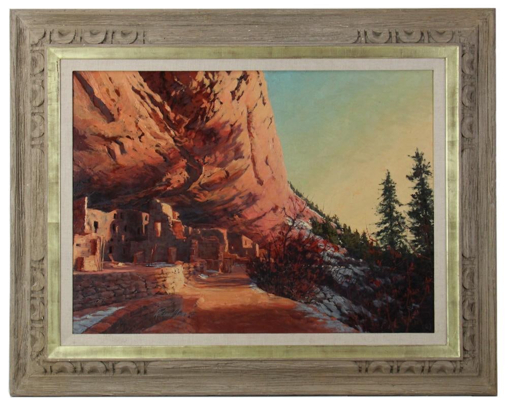 Richard Iams, "Spruce Tree House", Oil on Panel (1 of 8)