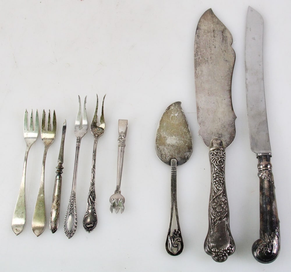 Assorted Sterling Silver Flatware - 10