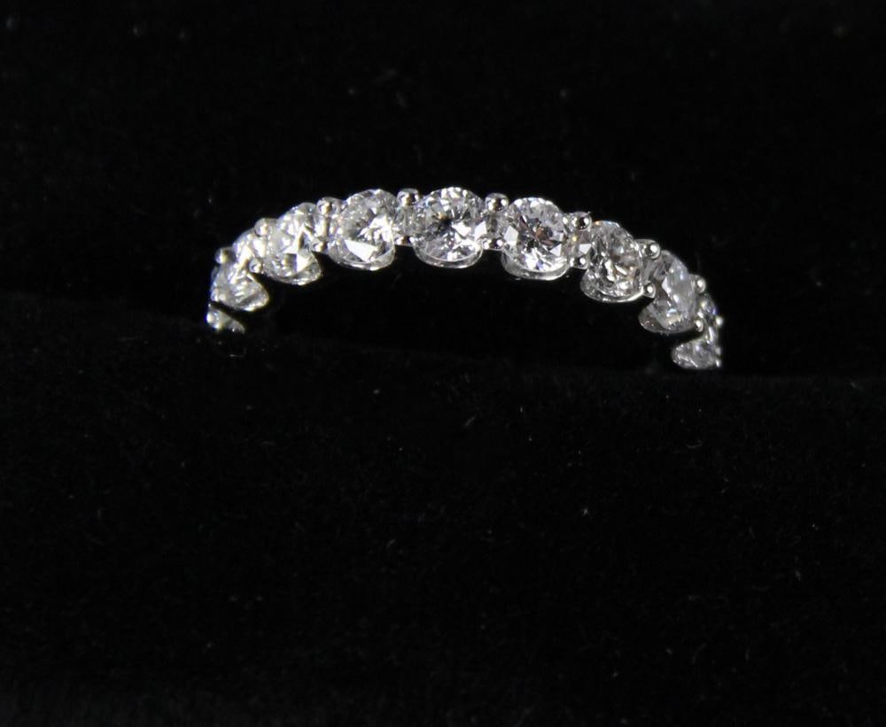 18k Gold and Diamond Eternity Band (1 of 11)