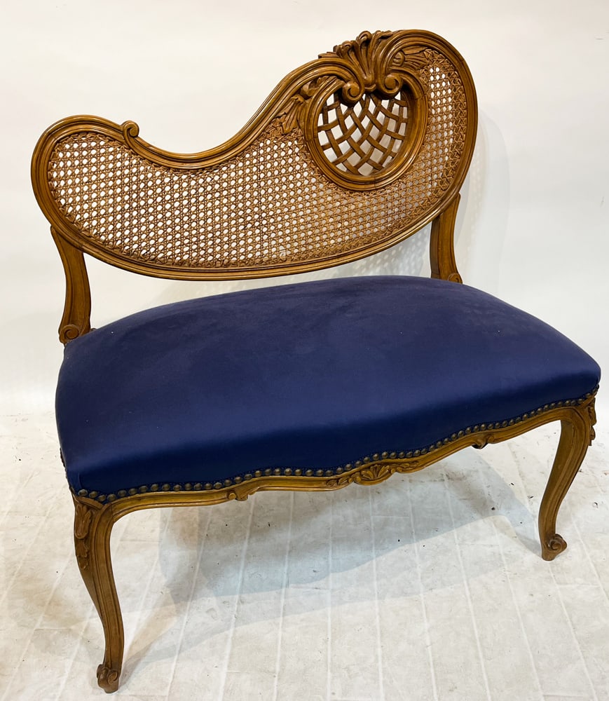 French Upholstered Settee (1 of 6)