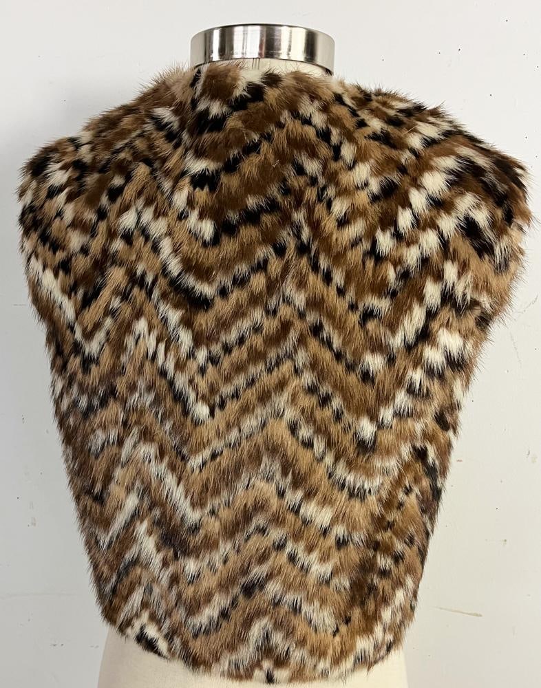 Assorted Fur Vests, Flings - 12