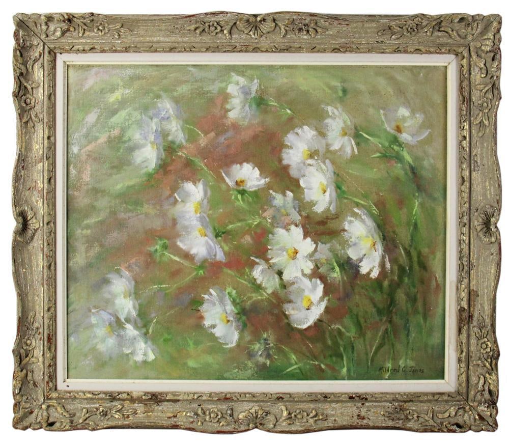 Mildred Jones, Floral Oil on Canvas (1 of 7)