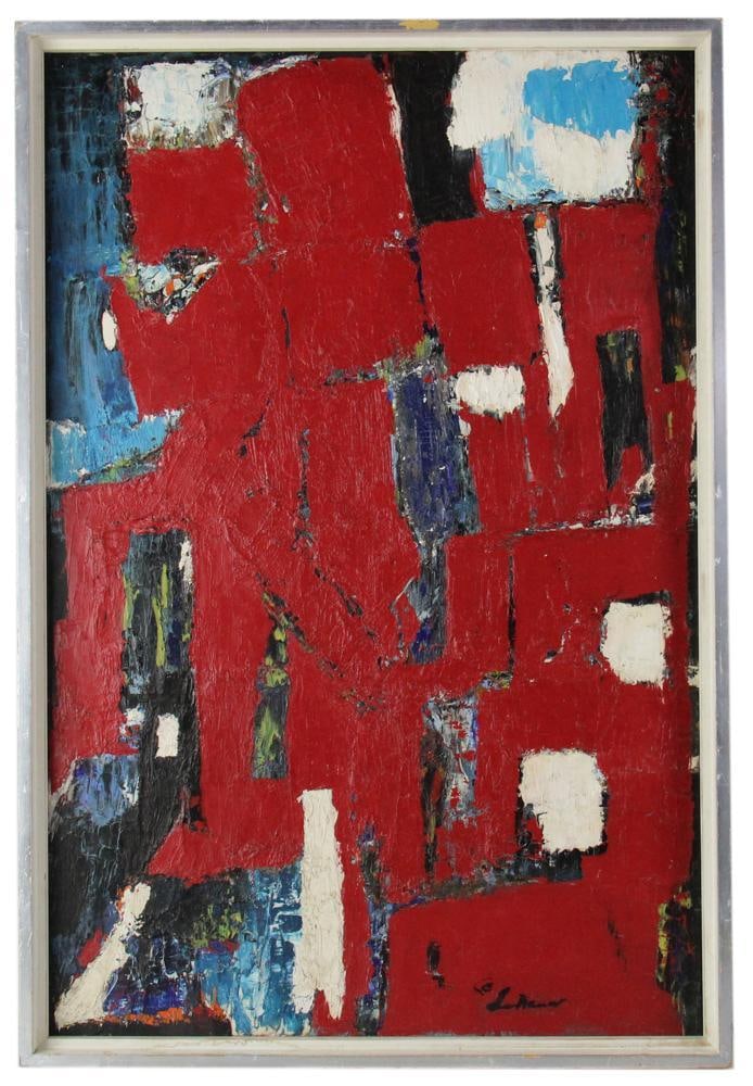 Leo Manso, in the Manner of Nicolas de Stael, Abstract (1 of 8)