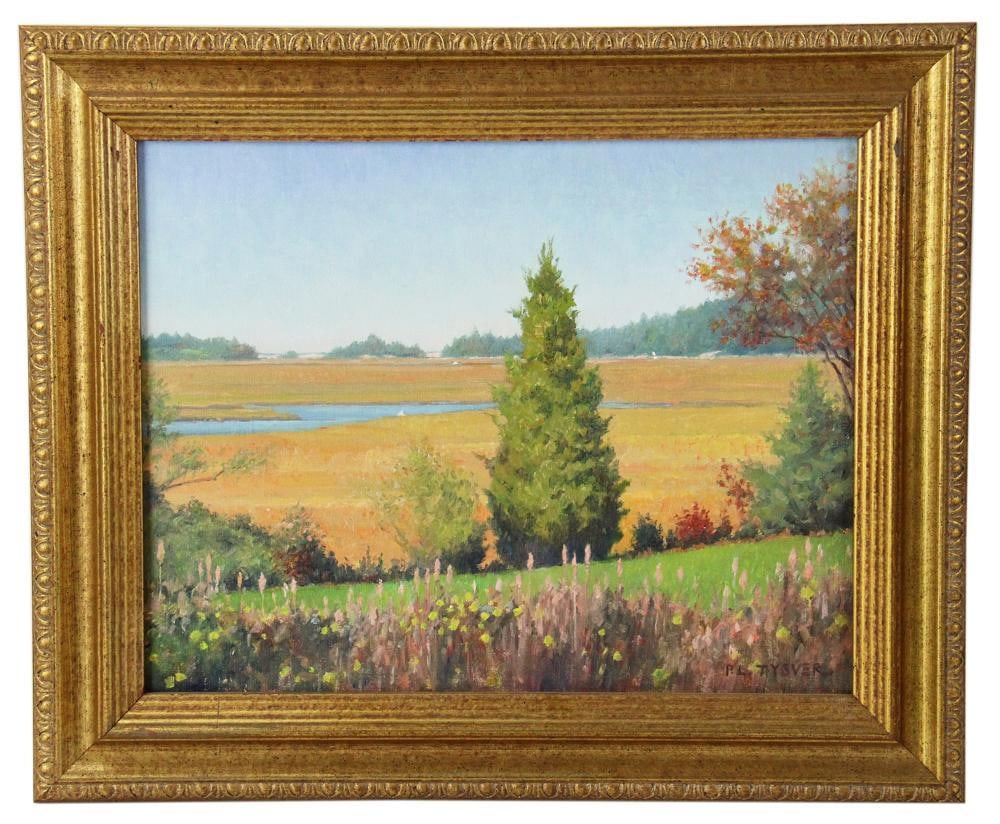 Peter Tysver, Essex Marsh - Autumn, Oil on Canvas (1 of 7)