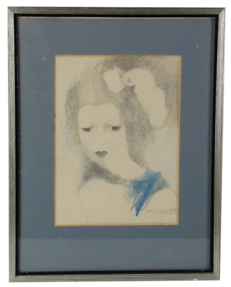 Marie Laurencin, Portrait of Young Woman, Lithograph (1 of 7)