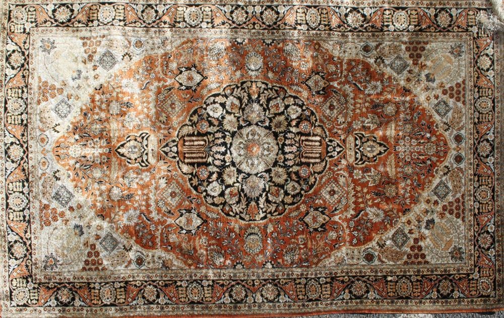 Silk Tabriz Rug - 2