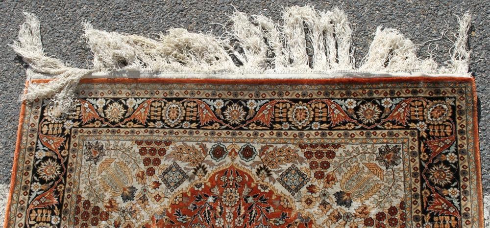 Silk Tabriz Rug - 5