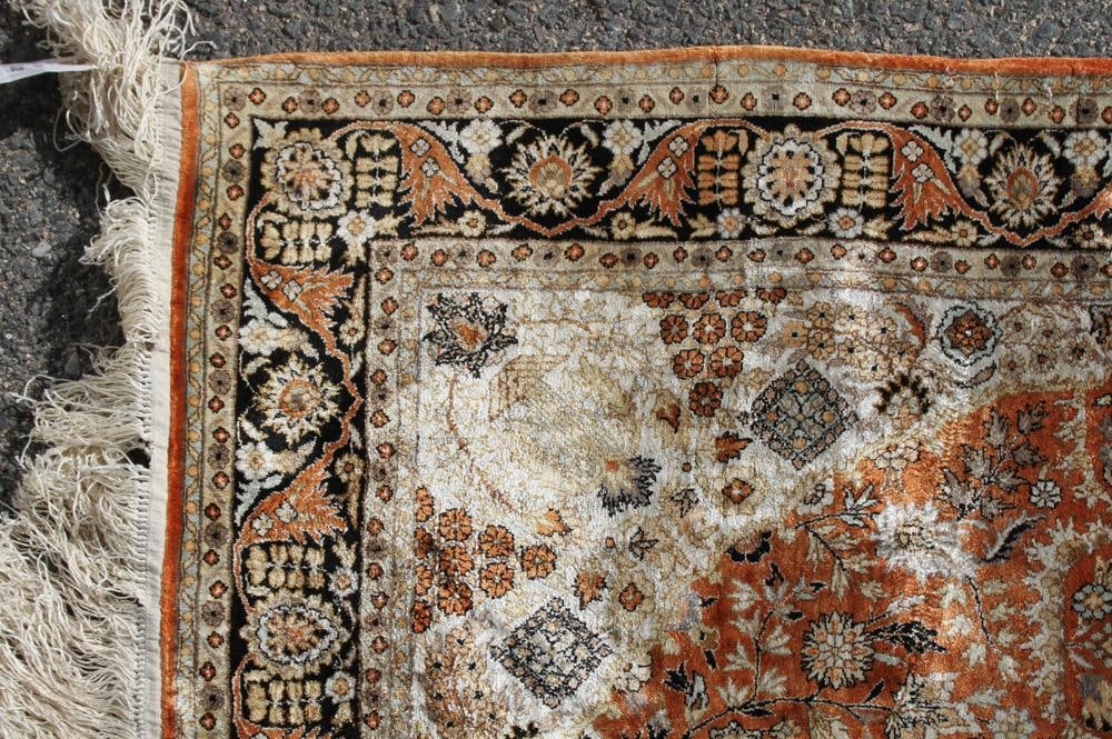 Silk Tabriz Rug - 6