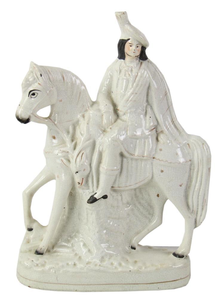 Early Staffordshire Scottish Hunter on Horseback (1 of 8)