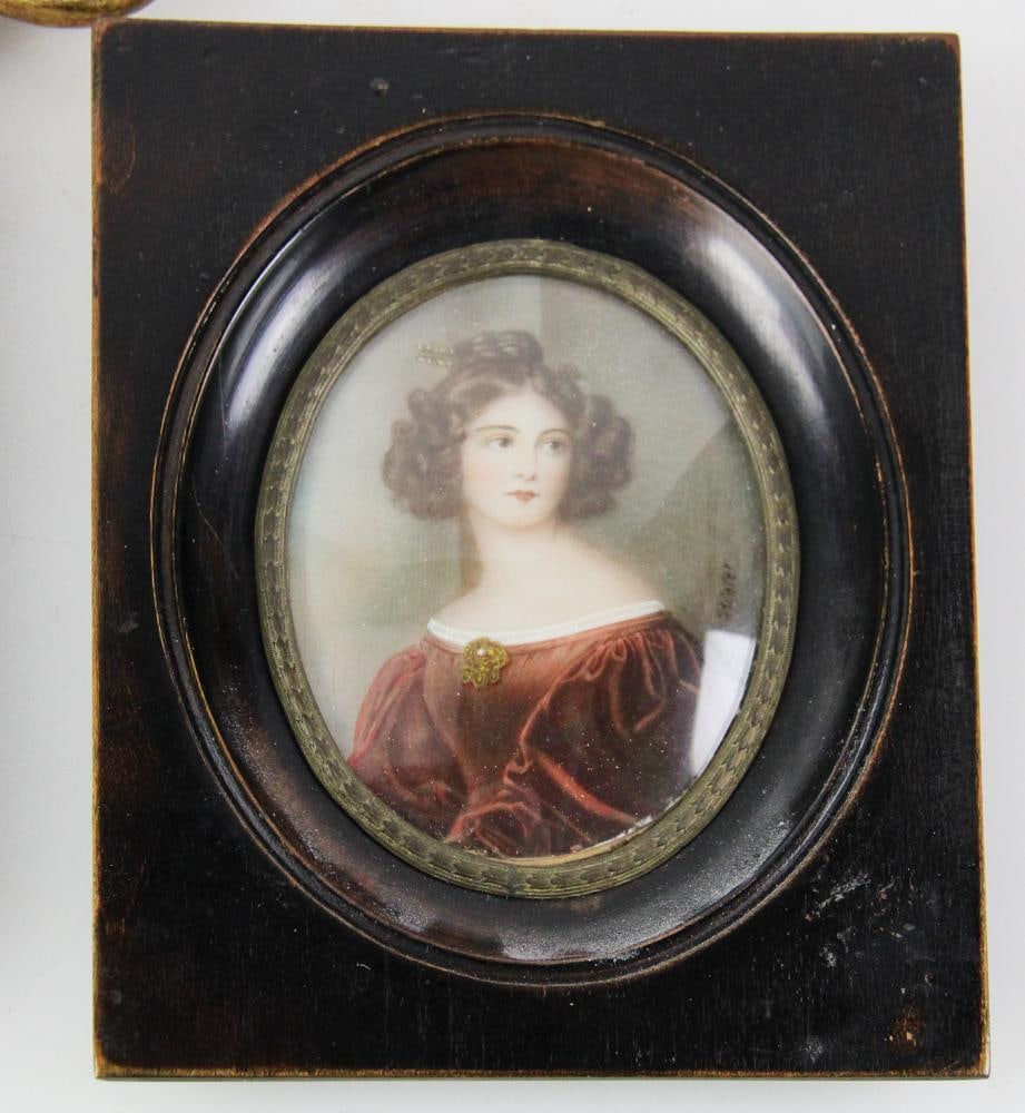 Three Portrait Miniatures - 6